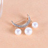 Accessory, protective underware from pearl, pin lapel pin, clothing, brooch, suitable for import