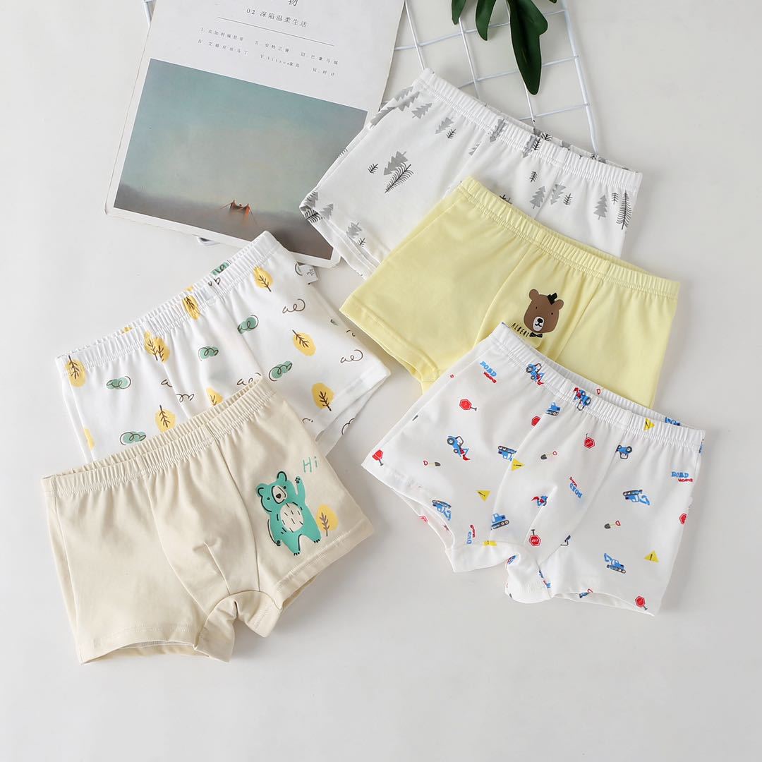 2020新款儿童内裤男童平角裤卡通四角底裤宝宝中大童短裤厂家直销|ru