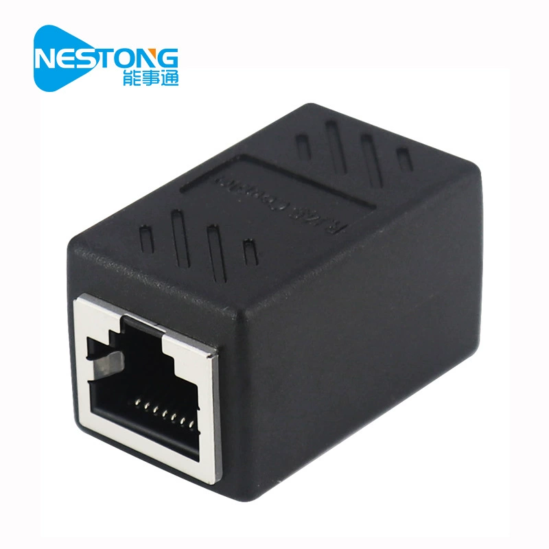 Можно пропустить прямую сетевую заголовку кабеля широкополосной сети RJ45 разъем 8P8C защищенная сварная точка соединителя