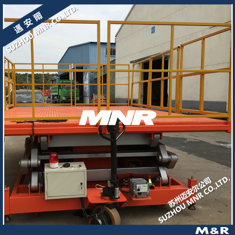 【安全作业】操作简易固定直营多点作业移动式液压油缸升降机