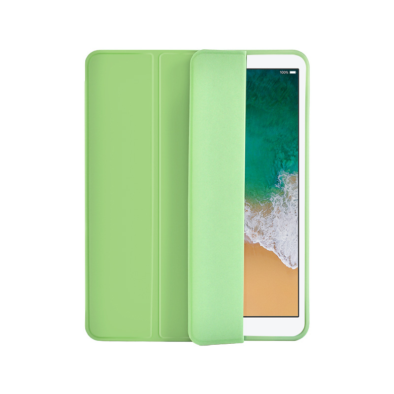 Funda protectora ipad10.2 aplicable con ranura para bolígrafo ipad9.7 tri-fold Funda de cuero iPadpro11 funda protectora