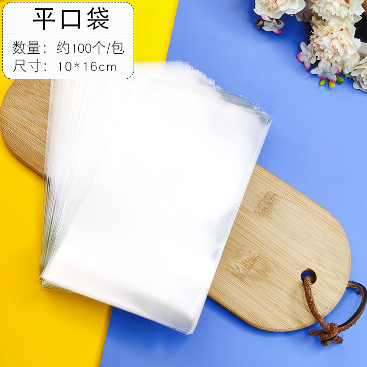 Pastel de chocolate Lollipop bolsa de plástico transparente OPP bolsillo plano bolsa de embalaje para hornear oferta especial al por mayor 100 piezas Precio