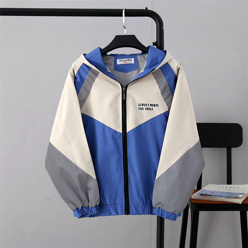 Jackets for men and children 2020 Spring and autumn payment Add fertilizer enlarge clothes junior middle school student Easy Large size clothes Manufactor Direct selling