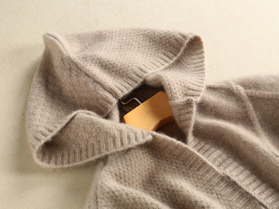 Transfronterizo 2023 estilo europeo y americano Otoño e Invierno de las mujeres con capucha gruesa de punto cardigan suelta más tamaño abrigo largo suéter para las mujeres