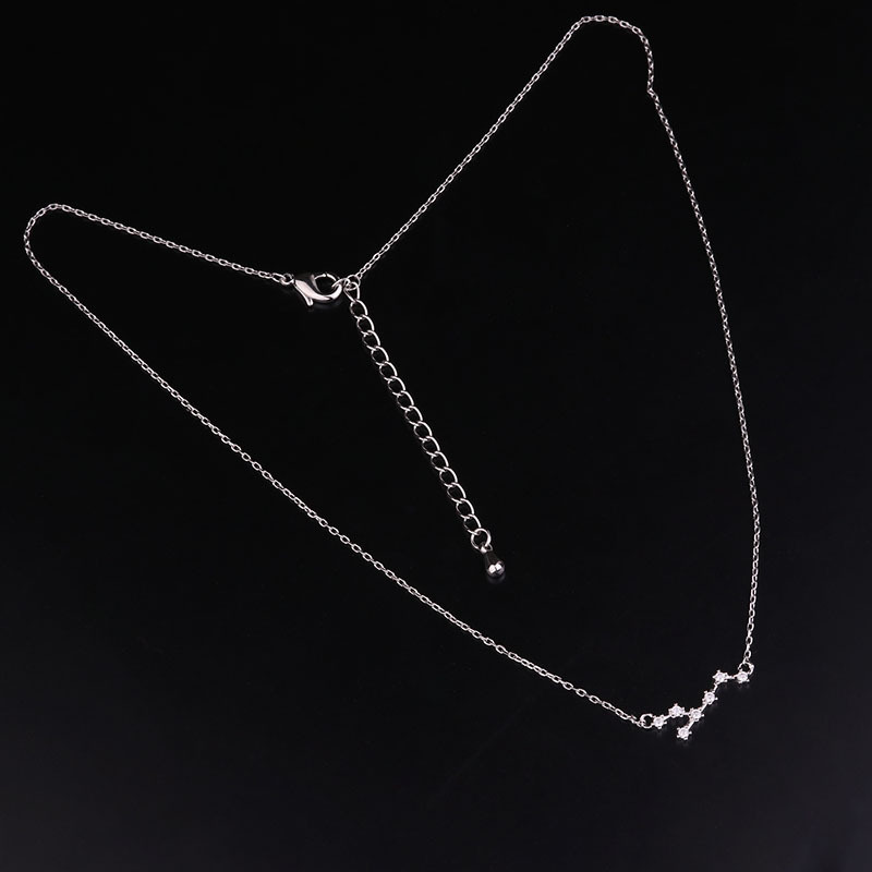 Womenu0027S Fashion Constellation Copper Necklace Inlay Zircon Copper Necklaces