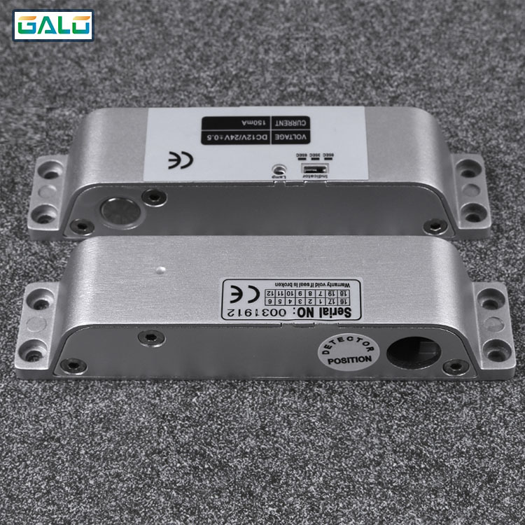 门禁电插锁嵌入式暗装电插锁低温延时信号反馈明装上下无框电插锁