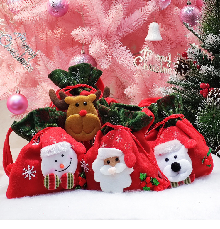 圣诞绒布手提袋阿里描述_01
