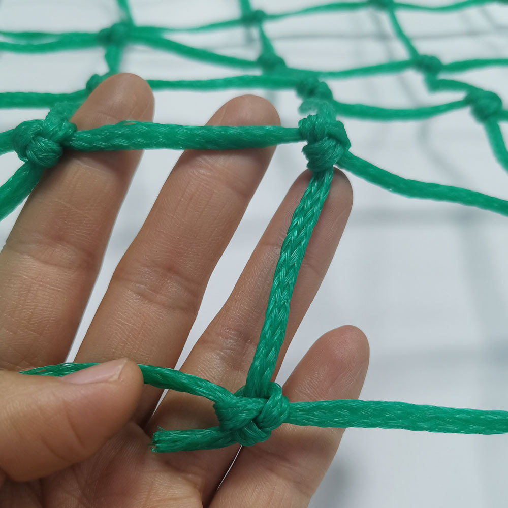 广州厂家定制高尔夫球场围网 绿色聚乙烯绳子网 安全防护网球场网