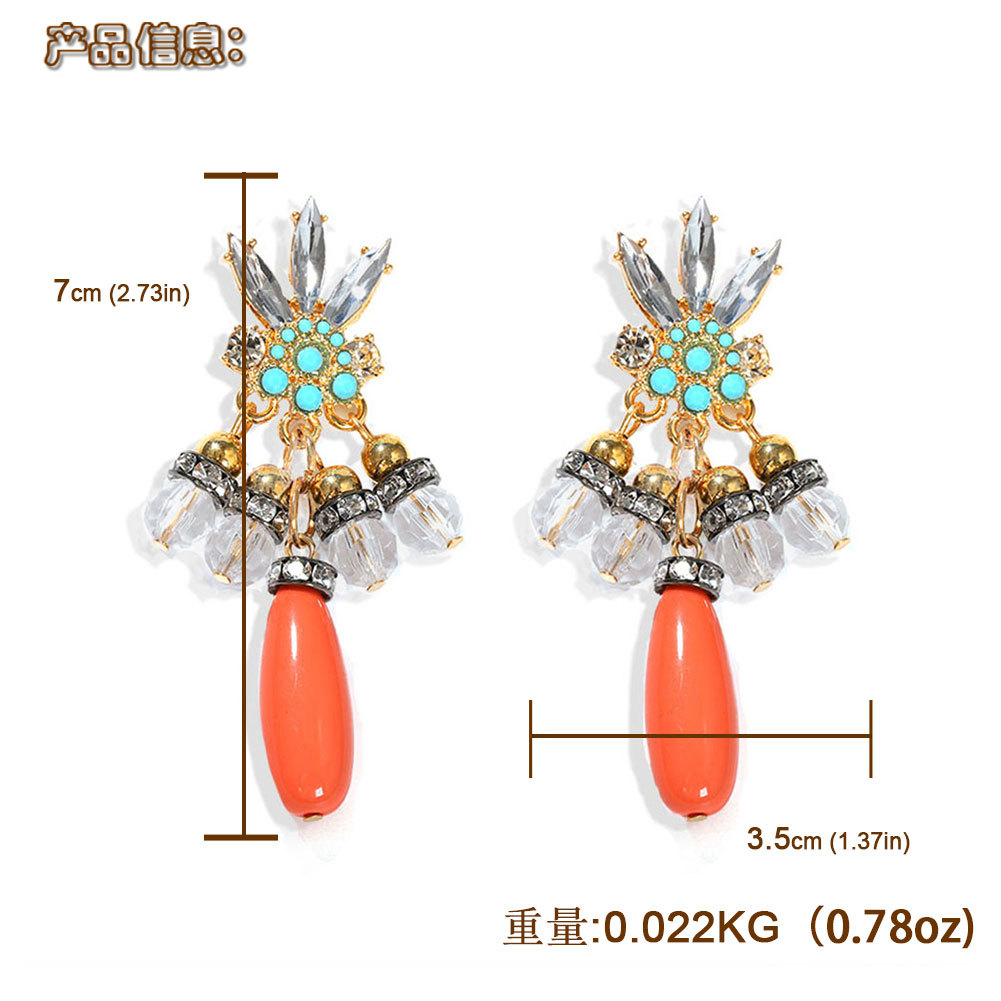 Retro Ethnic Style Bohemian Style Street Shot  Paragraph Handmade Earrings  Hot-selling Wholesale display picture 1