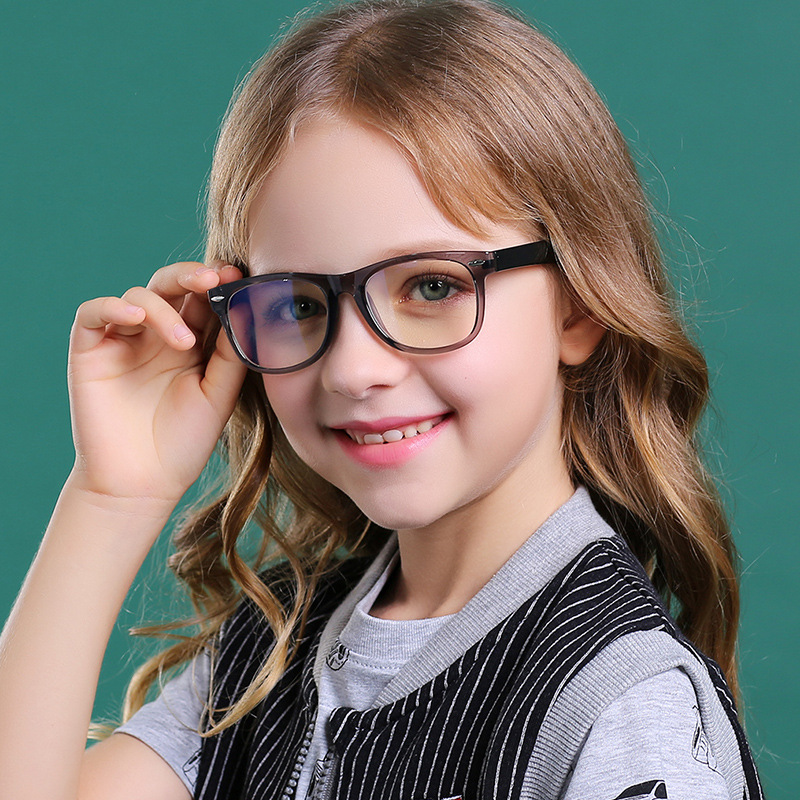 Fashion children's classic anti-blue light glasses meter stare children's anti-blue light TR90 goggles soft myopia YKF802