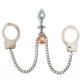 草莓情趣肛塞宮铃铛后庭sm玩具肛塞菊花调教扩成人用品