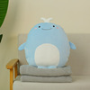 Dinosaur, doll, pillow for sleep, duvet, pinguin, 2 in 1