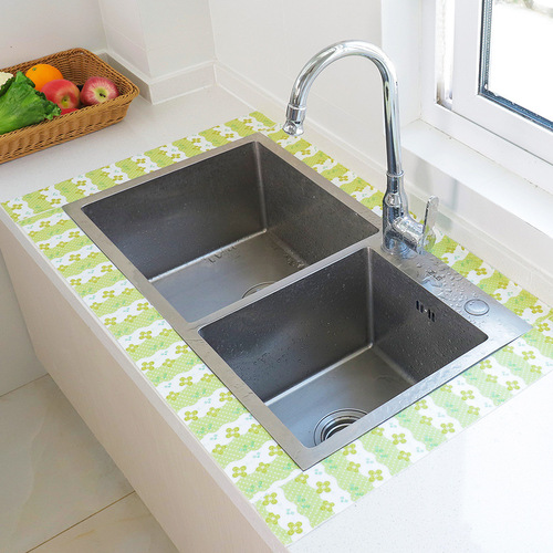 Home self-adhesive kitchen sink washstand waterproof stickers wash basin anti-fouling electrostatic water-absorbent stickers bathroom toilet stickers