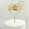 亚克力 Cake 蛋 Birthday Happy Plug -in Plug -in Plug -in Plug -in Card Holiday Products Plug in Flag