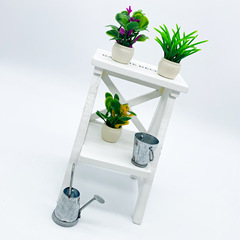 Dollhouse娃娃屋BJD戶外庭院微縮模型做舊迷你水桶水壺微景觀裝飾