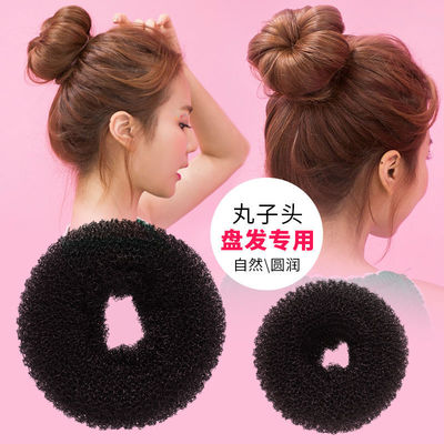 厂家网红速成丸子头 时尚盘发工具 甜甜圈盘发器 花苞头头饰发圈