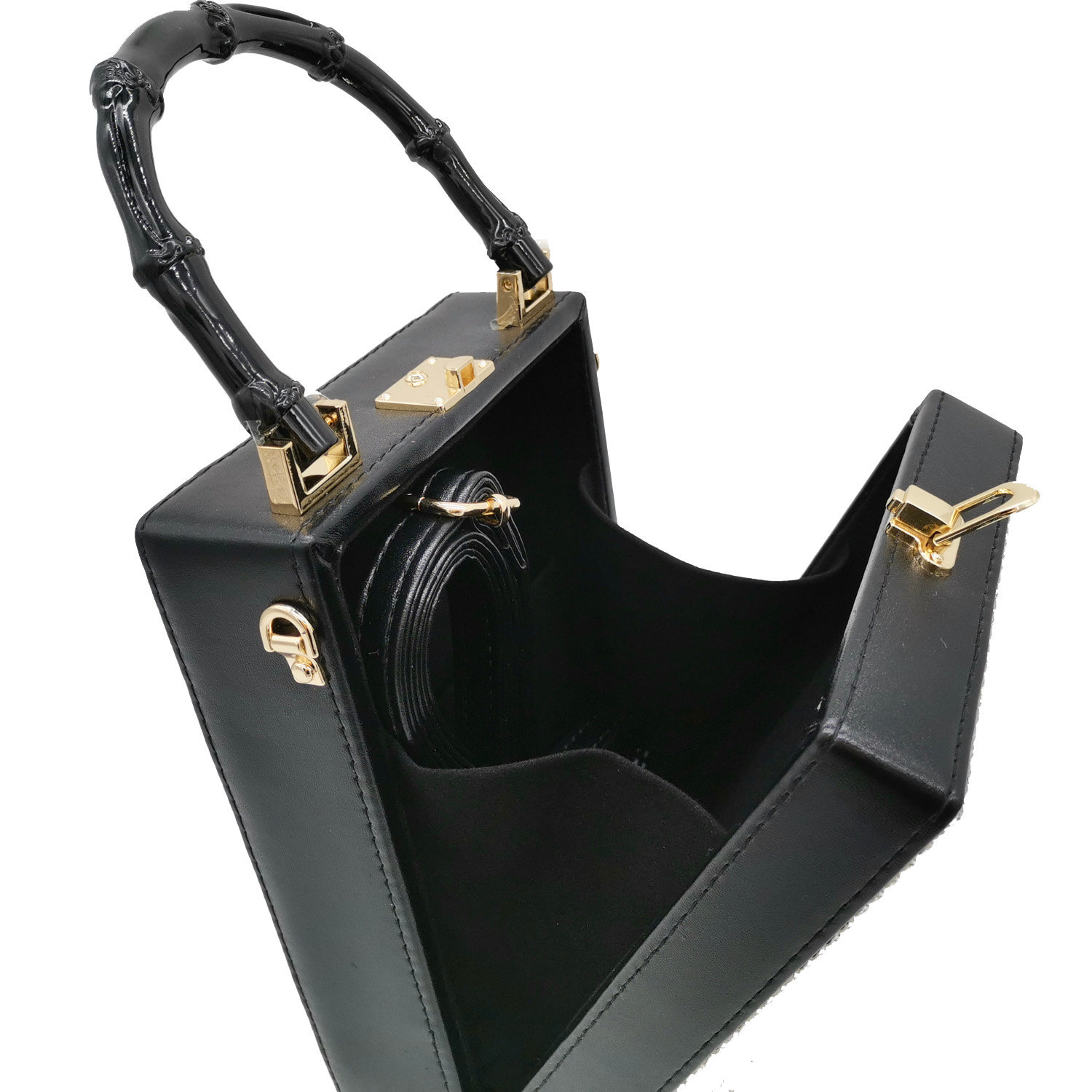 New Fashion Pu Box Bag Printed Pattern Handbag Acrylic Female Bag Wholesale display picture 5