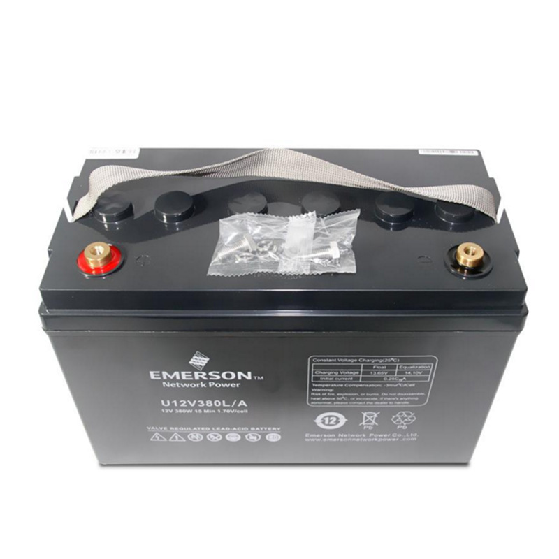 维谛艾默生蓄电池12V6H免维护铅酸蓄电池U12V215P/B阀控密闭式