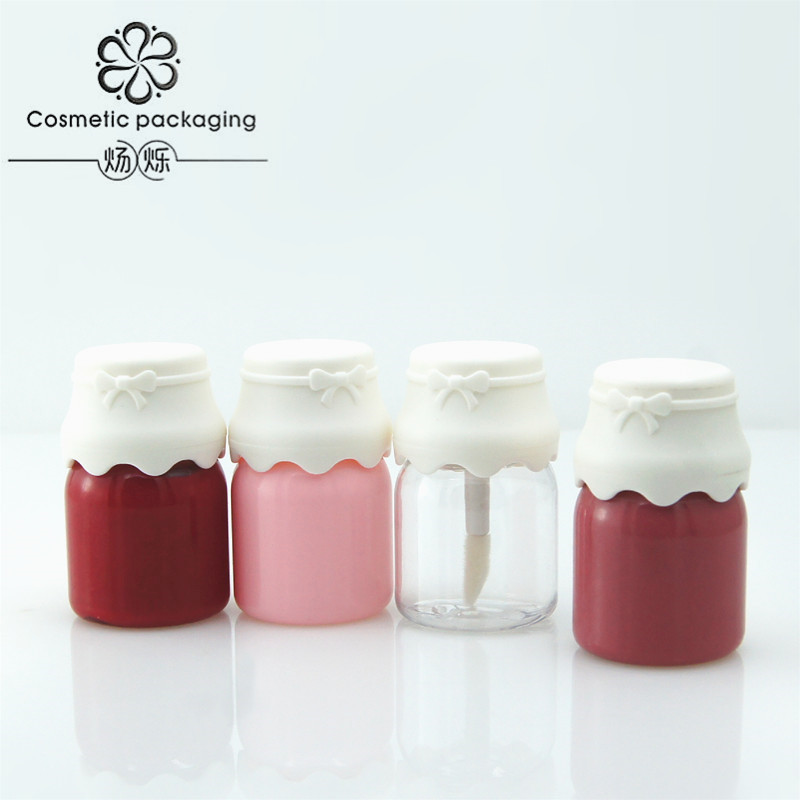Spot Mini Milk Bottle DIY Lip Glaze Tube Lipstick Empty Tube Injection Transparent Lip Glaze Tube Cosmetic Packaging Material Factory