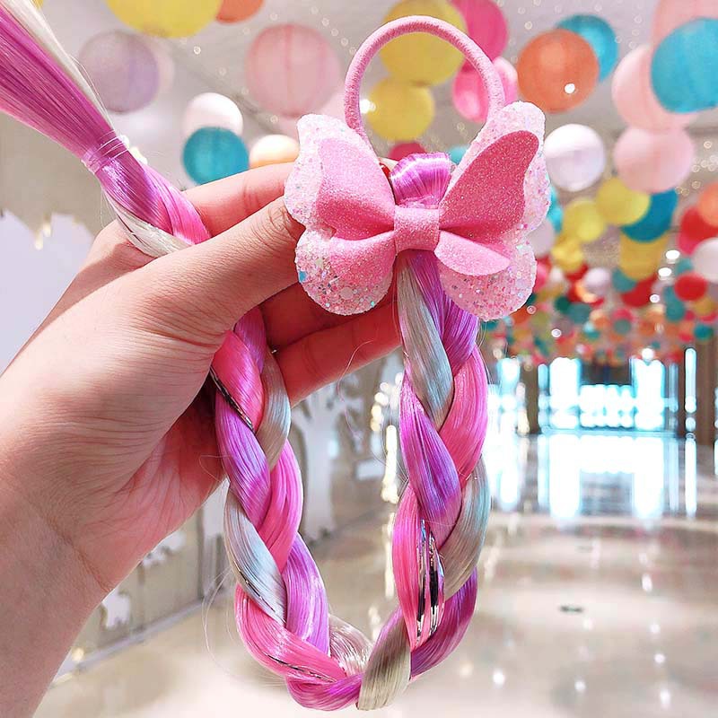 Girl's Fashion Bow Knot Plastic Hair Tie display picture 5