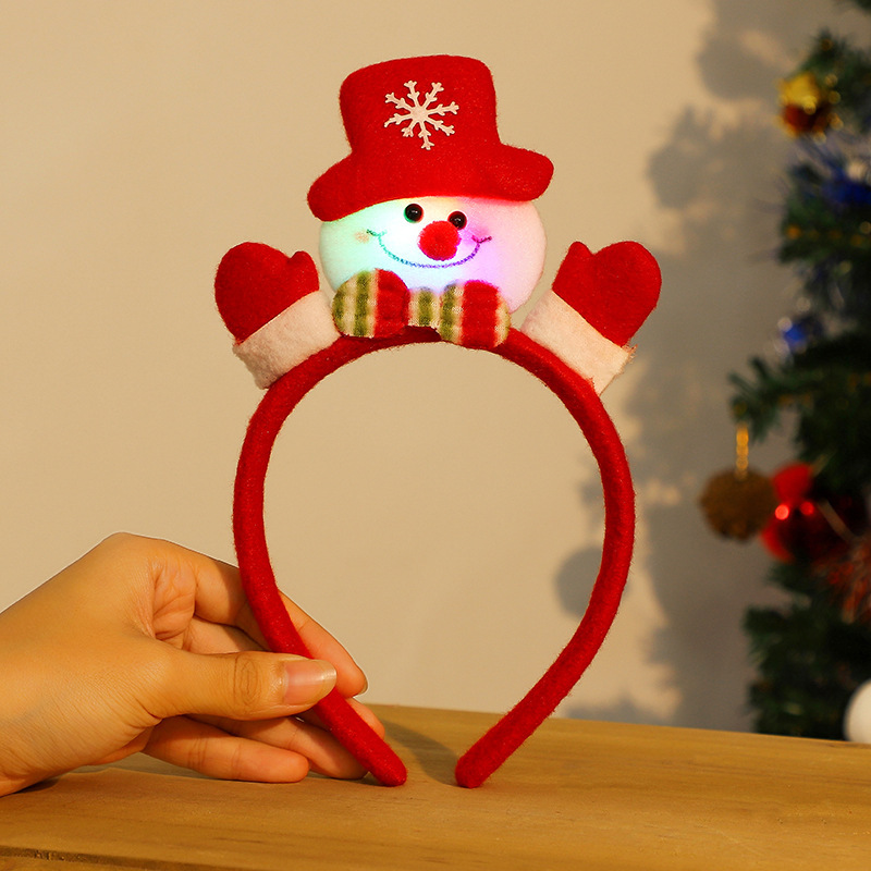 クリスマスの装飾品クリスマスの贈り物クリスマスの頭のボタンサンタクロースのカチューシャ鹿の角の頭のボタンの祝日のパーティーの装い|undefined