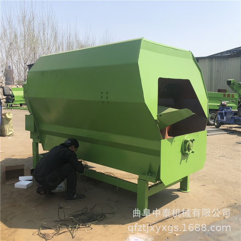 蚌埠合金钢TMR搅拌机 卧式双绞龙搅草机