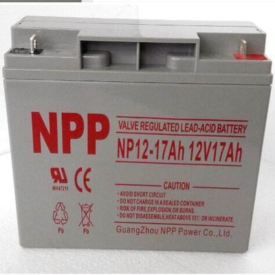 NPP耐普NP17-12 12V17AH 铅酸免维护蓄电池 厂家