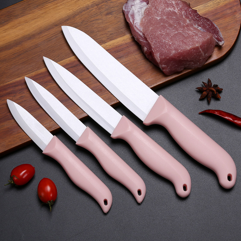 Factory direct ceramic fruit knife home sliced kitchen melon fruit kneepie knife creative portable cutting knife