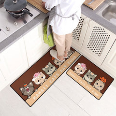 淘貨源新品自粘防水貼紙廚房浴室門檻防滑地板貼可愛貓咪ins地貼