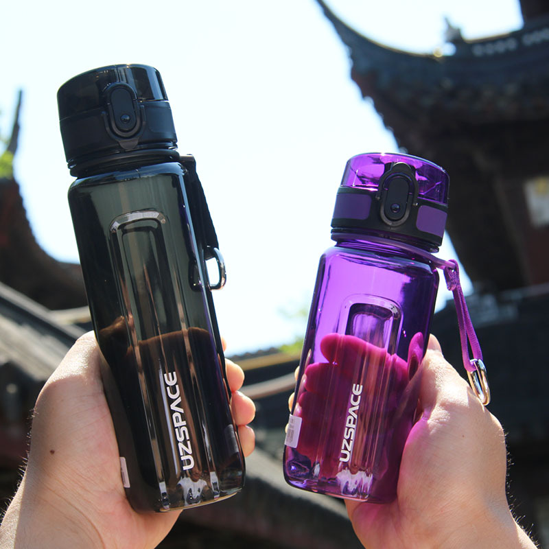 优之健身运动水杯男女便携大容量水壶户外太空杯学生夏天塑料杯子|ms