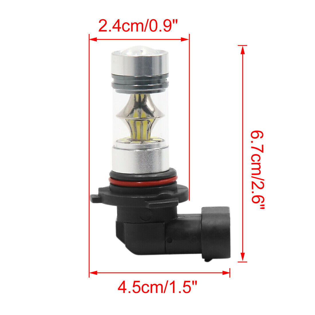 Lámpara de niebla 100W 9006 / HB4 3030 20SMD lámpara de conducción de automóviles lámpara de niebla diurna luz de alto lumen image 3