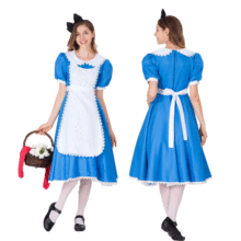万圣节服装成人爱丽丝梦游仙境角色扮演 日本动漫女佣服装