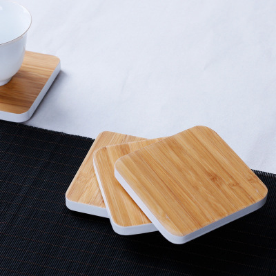 Bamboo Coaster Cup holder Insulation pad Saucer customized originality Know Coaster Kungfu Online tea set parts customized