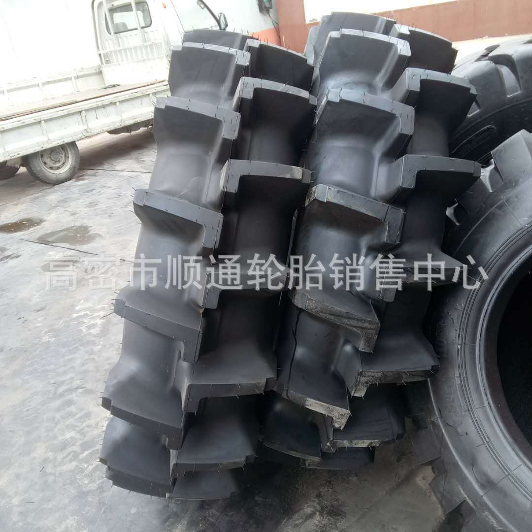 农用11-32水田高花拖拉机轮胎14.9/16.9-30-34R-2花纹12.4/11-28