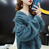 Lazy wind Socket sweater Autumn 2020 new pattern Easy Korean Edition sweater Versatile Sweater