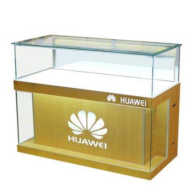 手機櫃台展示櫃 新款華爲vivo小米OPPO玻璃櫃台轉角【手機展櫃】