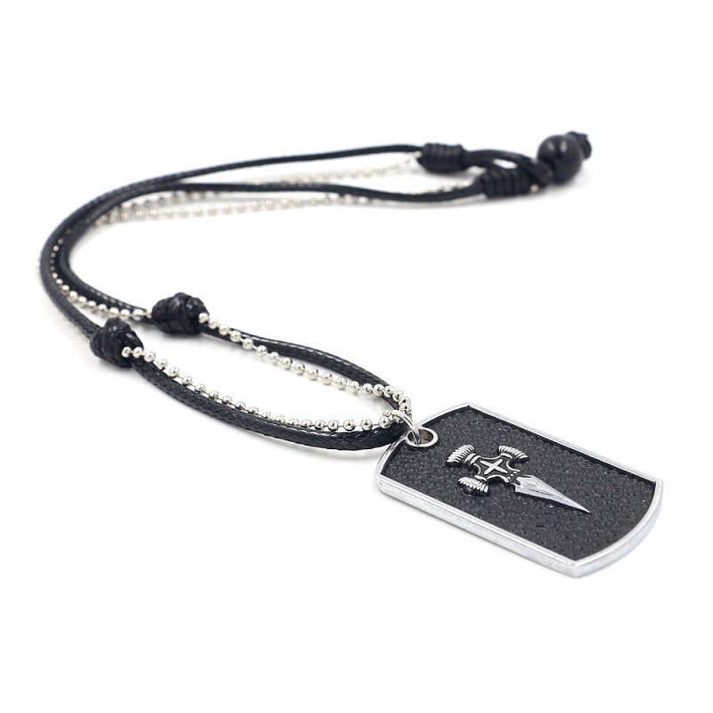 Boys Short Cross Sword Alloy Brand Fashion Necklace For Gifts Nihaojewelry display picture 1