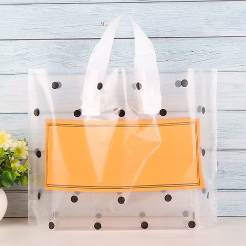 Bolsa de mano, bolsa para ropa, bolsa con logotipo impreso personalizado para ropa, bolsa de regalo, bolsa de cosméticos de plástico engrosado y duradero