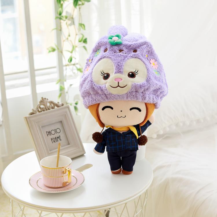 Cartoon hair towel, dry shower cap