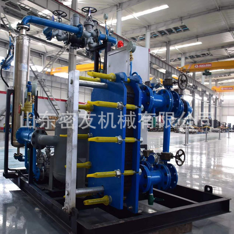 直供尾气捕集真空机组蒸汽冷凝器机组液氮硅烷管壳式冷凝系统