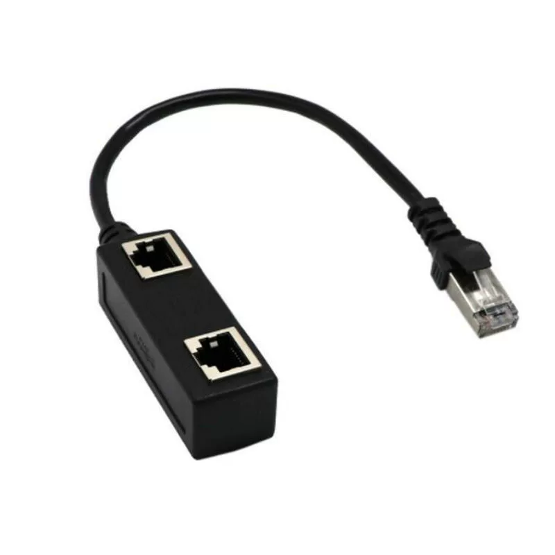 Удлинительная линия RJ45 одна точка два сетевой кабель соединение кабель подключение один мужской 2 родительская сеть кабеля
