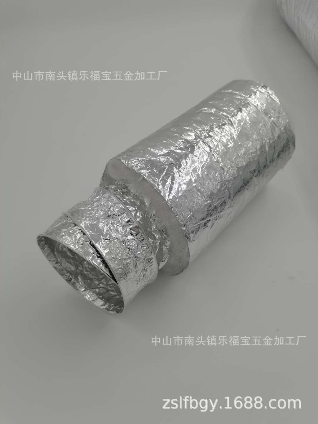 中央空调冷暖保温管通风保温软管铝箔通风保温管排风柔韧管风管