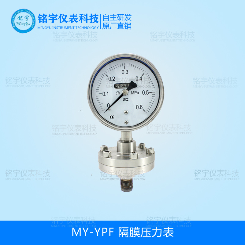 MY-YPF隔膜压力表1