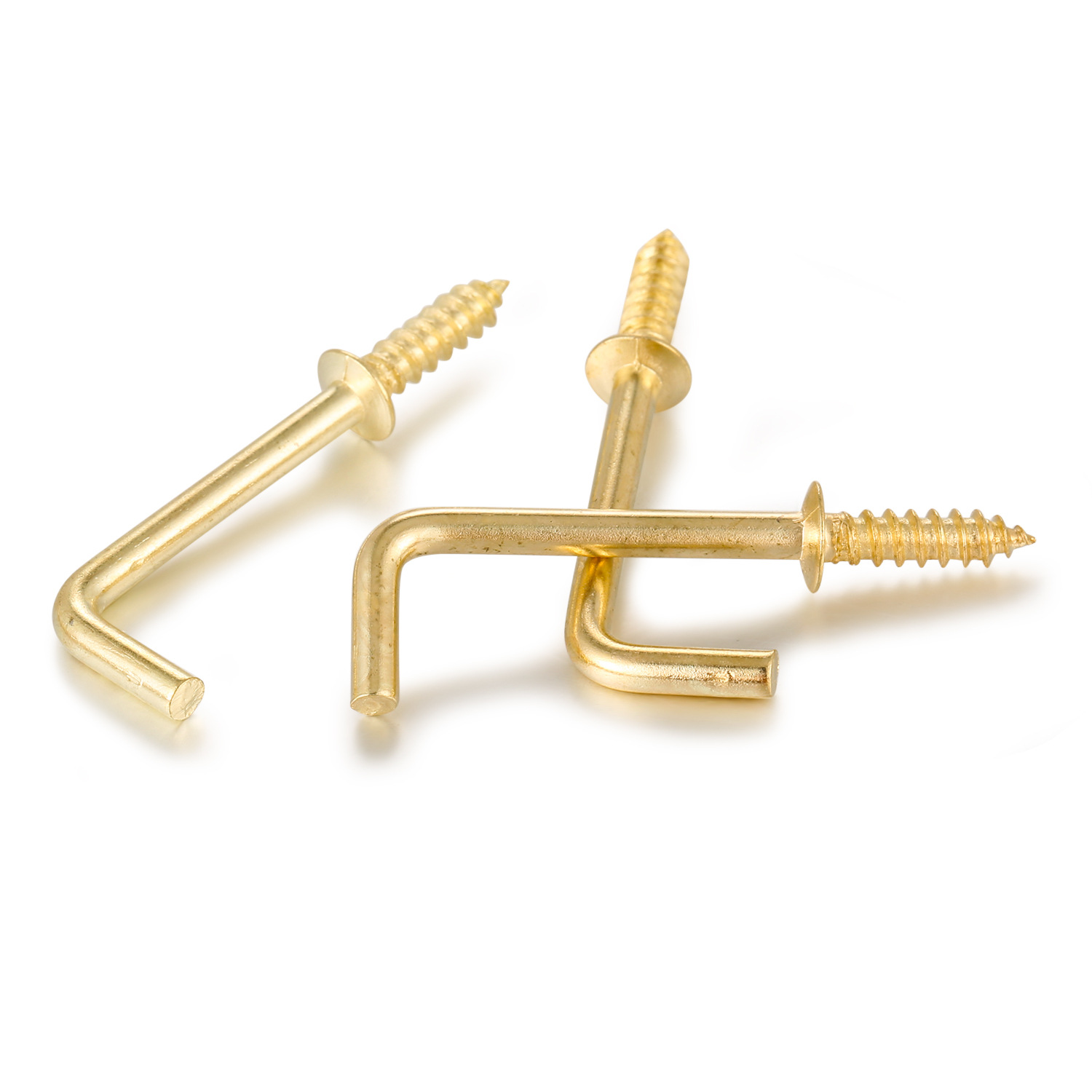 【新货】批发4.8级 仿金碳钢七字型自攻钉七字勾螺钉蚊帐钩拖车钩