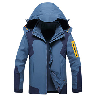 Утепленный съемный вкладыш для влюбленных, куртка подходит для мужчин и женщин, уличный удерживающий тепло альпинистский комплект, «три в одном»