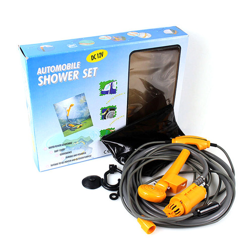 Car shower electric 12V24v portable bathing artifact outdoor camping self-driving car wash car supplies