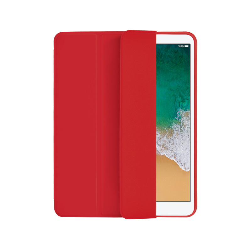 Funda protectora ipad10.2 aplicable con ranura para bolígrafo ipad9.7 tri-fold Funda de cuero iPadpro11 funda protectora