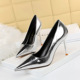 6826-16 European and American fashion sexy nightclub slim heels women's shoes