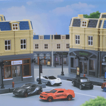 合金车模蛋糕摆件