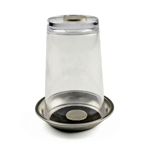 G0828 Coin into the cup Coin through the cup King Magic Magic Props Manufacturer Wholesale Magic Toys